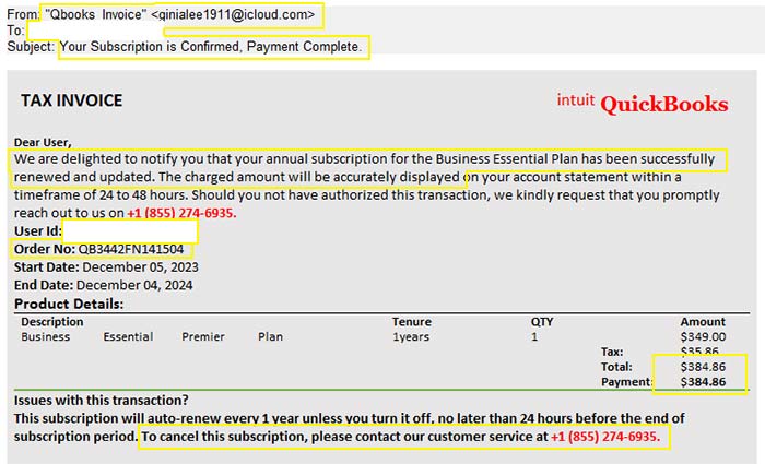 qbooks-invoice-suscription-is-confirmed-payment-complete-cancel-this-subscription-scam-phishing-spam-cupertino-california-05122023